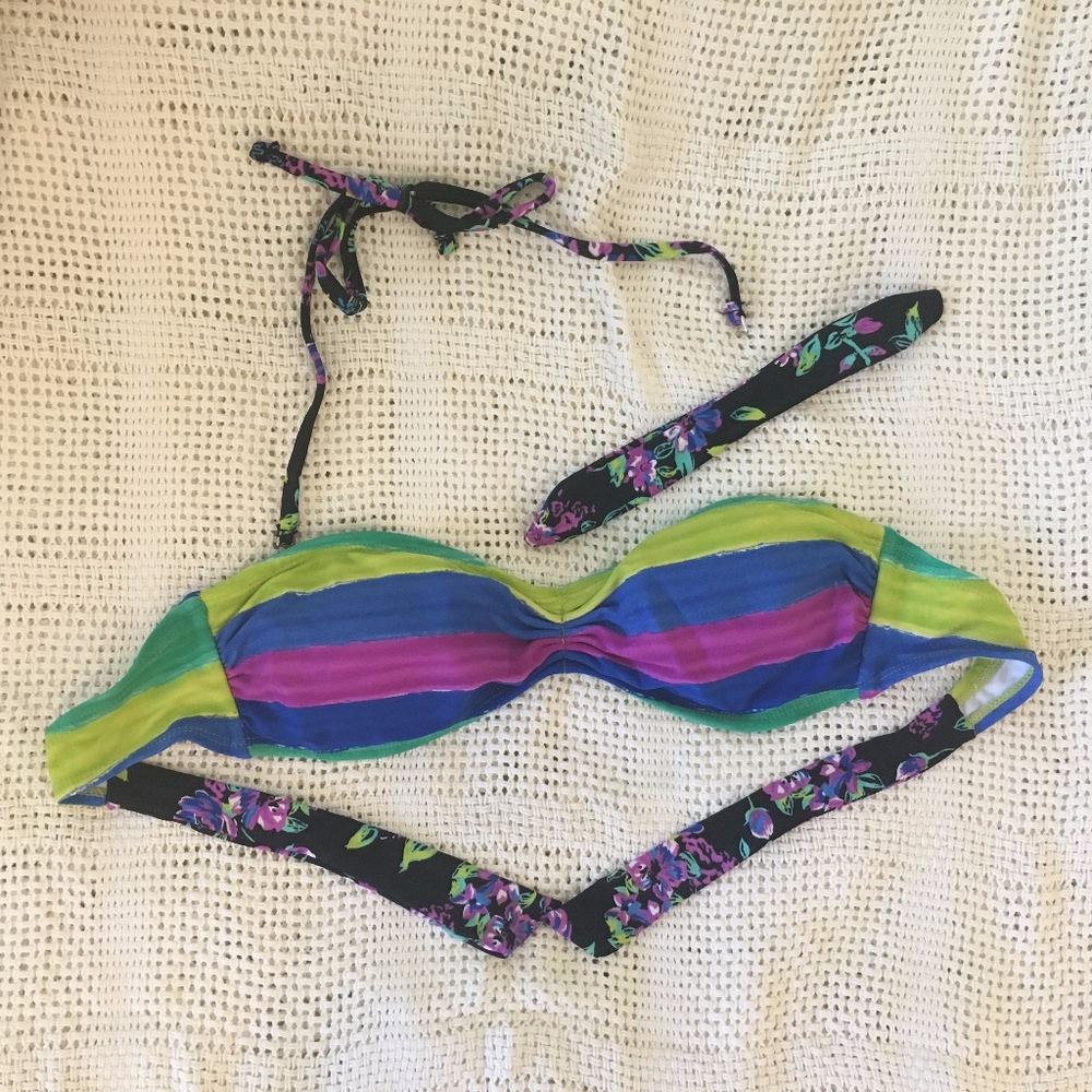 Striped Bikini Top